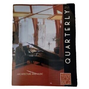 Vintage Frank Lloyd Wright Quarterly Spring 1998 Volume 9 No 2 with Extra Insert